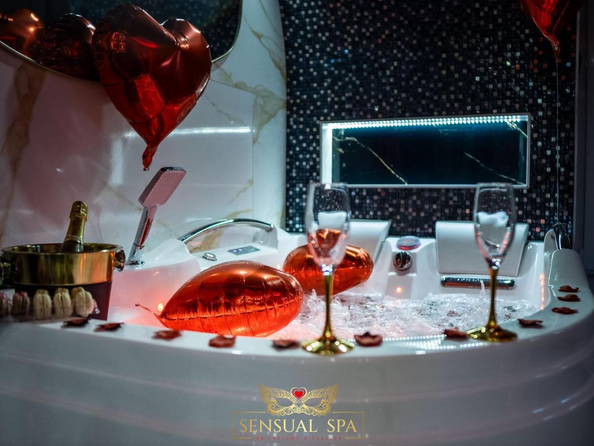 Sensual Spa- Love Room Jacuzzi Hammam Terrasse Nancy Extérieur photo