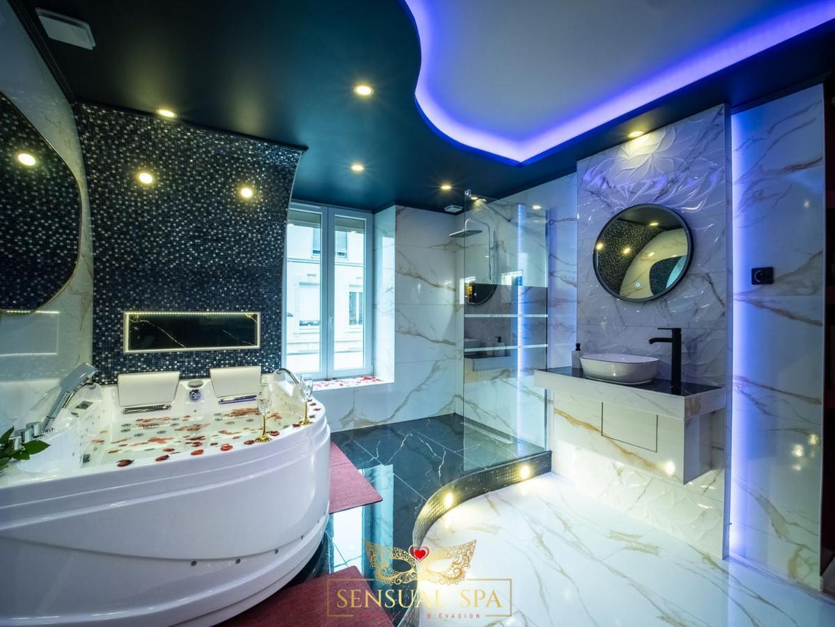 Sensual Spa- Love Room Jacuzzi Hammam Terrasse Nancy Extérieur photo