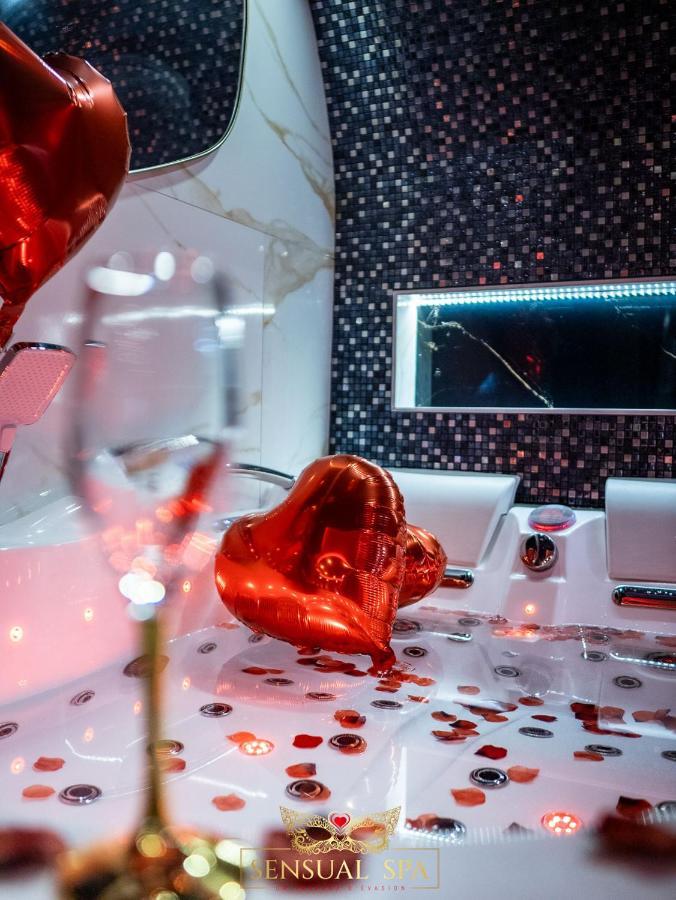 Sensual Spa- Love Room Jacuzzi Hammam Terrasse Nancy Extérieur photo