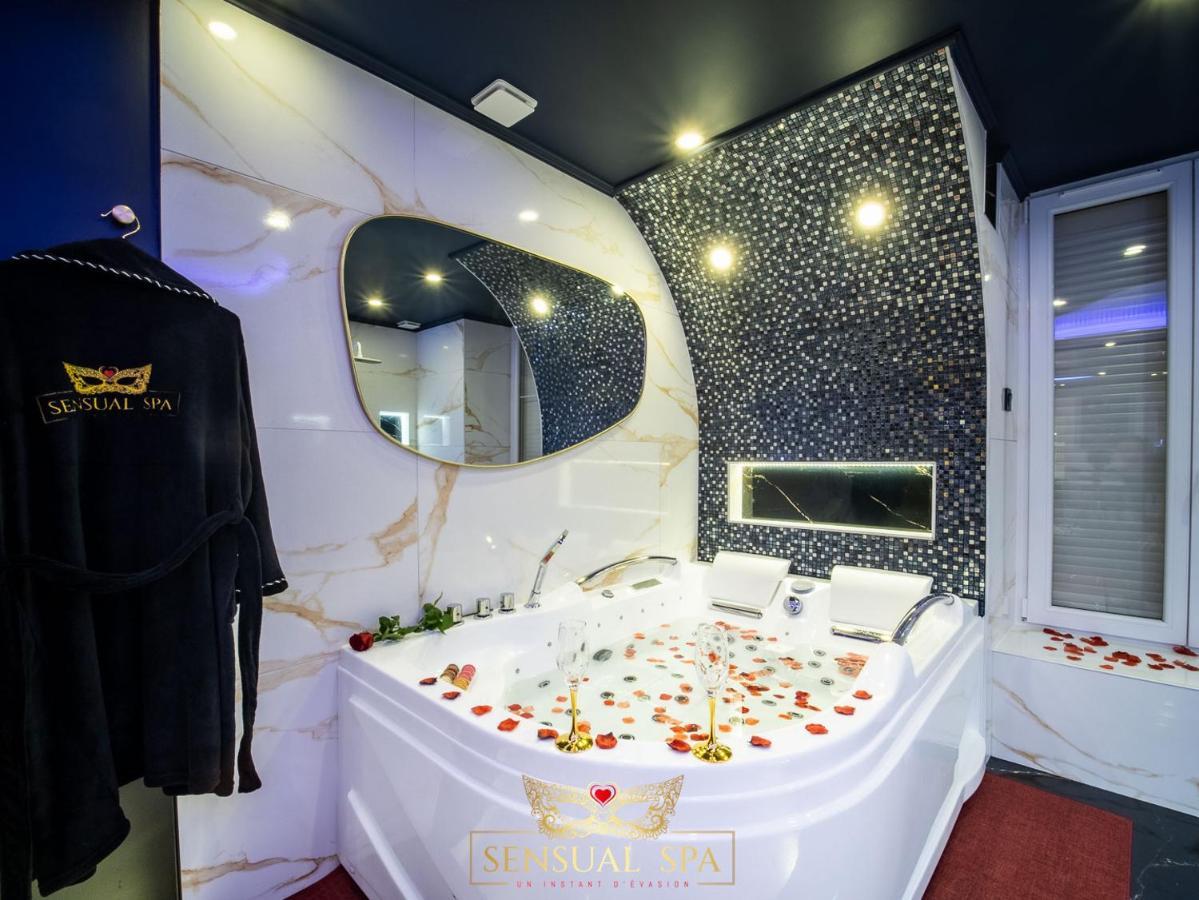 Sensual Spa- Love Room Jacuzzi Hammam Terrasse Nancy Extérieur photo