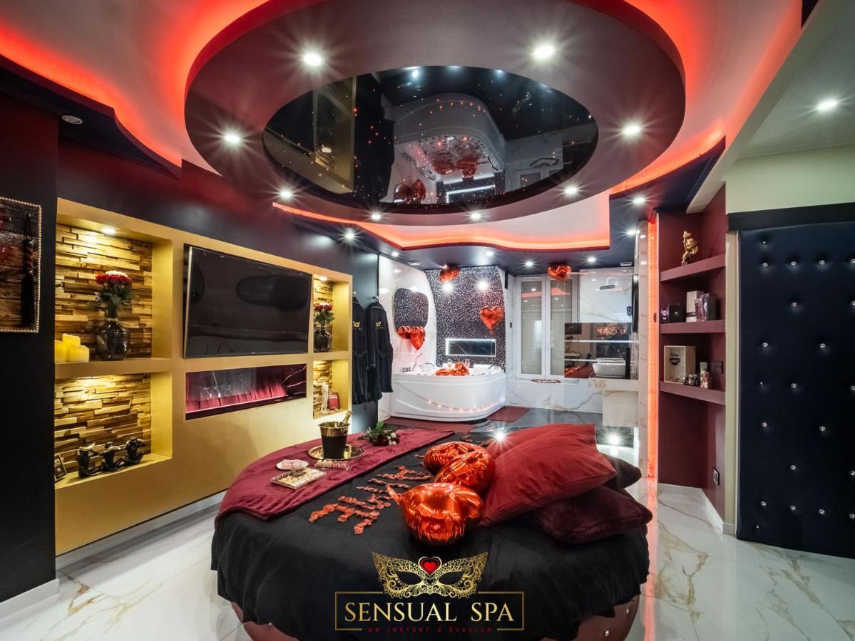 Sensual Spa- Love Room Jacuzzi Hammam Terrasse Nancy Extérieur photo
