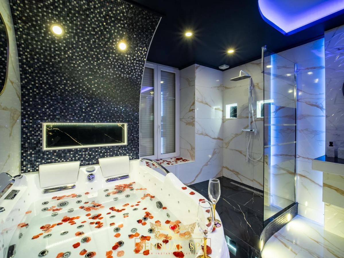 Sensual Spa- Love Room Jacuzzi Hammam Terrasse Nancy Extérieur photo