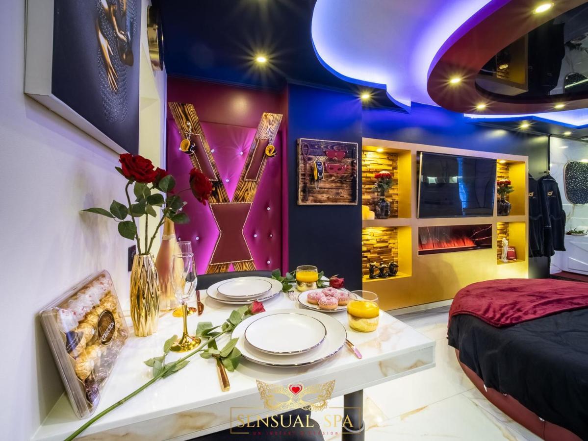 Sensual Spa- Love Room Jacuzzi Hammam Terrasse Nancy Extérieur photo