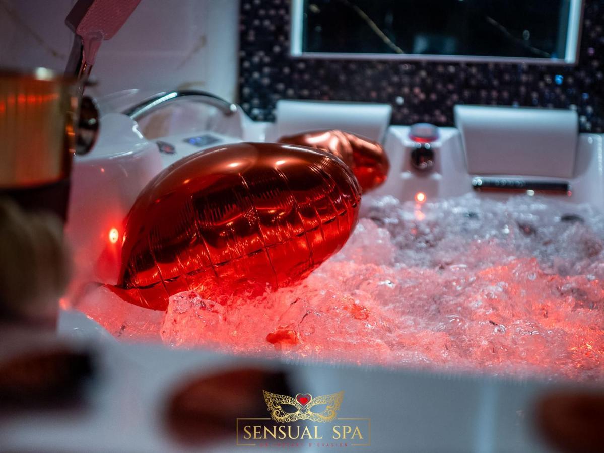 Sensual Spa- Love Room Jacuzzi Hammam Terrasse Nancy Extérieur photo