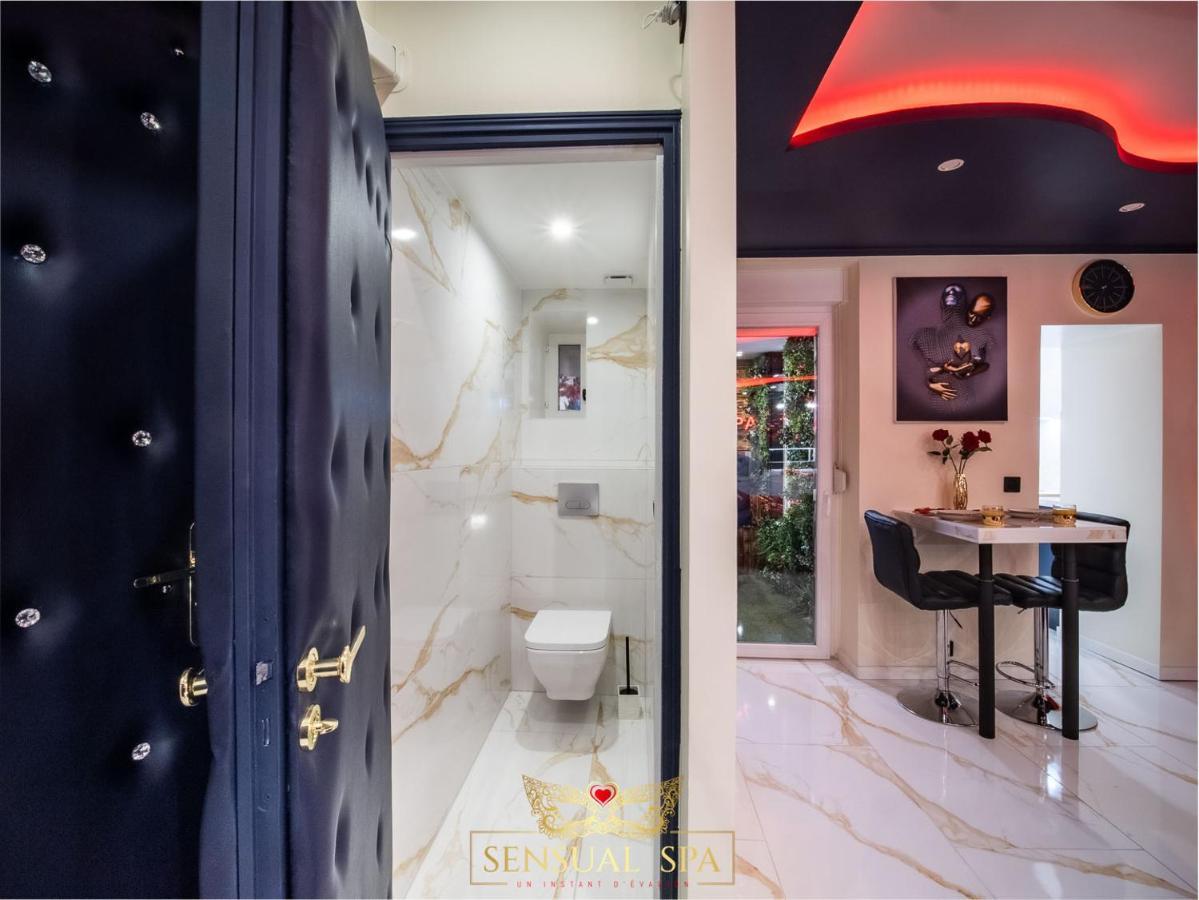Sensual Spa- Love Room Jacuzzi Hammam Terrasse Nancy Extérieur photo