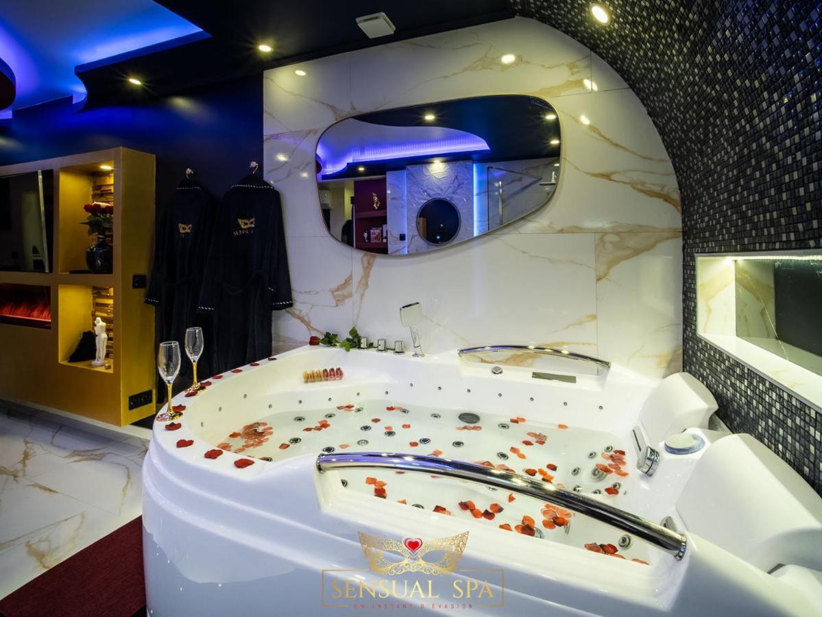 Sensual Spa- Love Room Jacuzzi Hammam Terrasse Nancy Extérieur photo